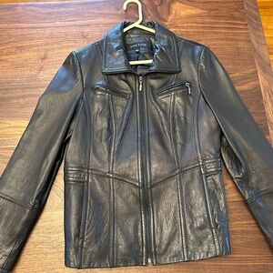 Anne Klein Black Leather Jacket